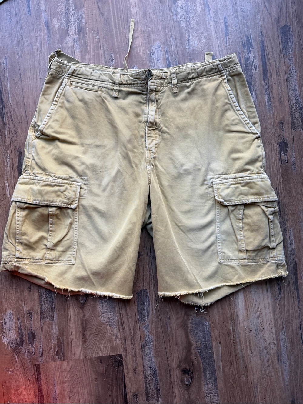 American Eagle Outfitters Men's Cargo Shorts in Tan 34 0131